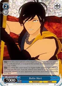 Bolin Hori - RWBY - Weiss Schwarz card