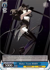 Blake: Team RWBY (Alternate Art) - RWBY - Weiss Schwarz card