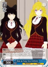 Blake & Yang: New Uniforms - RWBY - Weiss Schwarz card