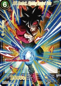 SS4 Bardock, Fighting Against Fate (Gold Stamped) - Mythic Booster - Dragon Ball Super: Masters card