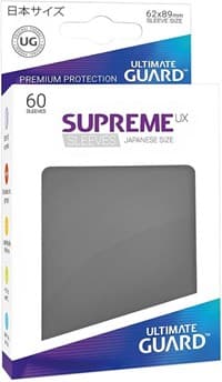 Gloss Sleeve - Supreme UX Sleeves Japanese Dark Grey (60-Pack) - Ultimate Guard Card Sleeves - Card Sleeves card