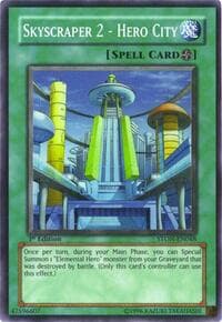 Skyscraper 2 - Hero City - Strike of Neos - YuGiOh card