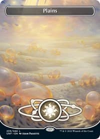 Plains (235) (Borderless) - Unfinity - Magic: The Gathering card