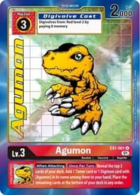 Agumon (Alternate Art) - Classic Collection - Digimon Card Game card