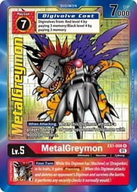 MetalGreymon (Alternate Art) - Classic Collection - Digimon Card Game card