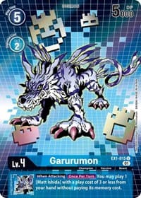 Garurumon (Alternate Art) - Classic Collection - Digimon Card Game card