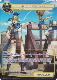 Artillerist of Faith (Full Art) - Game of Gods - Force of Will card