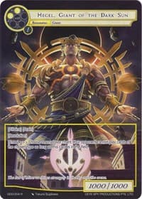 Hegel, Giant of the Dark Sun (Full Art) - Game of Gods - Force of Will card