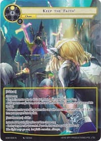 Keep the Faith! (Full Art) - Game of Gods - Force of Will card