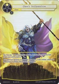 Odin's Intimidation (Full Art) - Game of Gods - Force of Will card