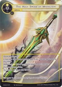 The Holy Sword of Misteltein (Full Art) - Game of Gods - Force of Will card
