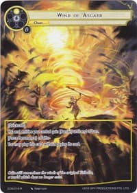 Wind of Asgard (Full Art) - Game of Gods - Force of Will card