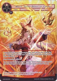 Magic Stone Dance of Chaos (Full Art) - Game of Gods - Force of Will card