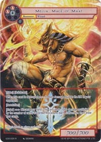 Melua, Mage of Ma'at (Full Art) - Game of Gods - Force of Will card