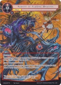 Rebirth of Flaming Disaster (Full Art) - Game of Gods - Force of Will card