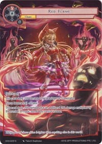 Red Flame (Full Art) - Game of Gods - Force of Will card