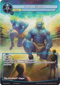Giants, Advance! (Full Art) - Game of Gods - Force of Will card