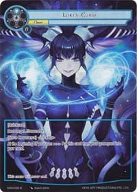 Loki's Curse (Full Art) - Game of Gods - Force of Will card