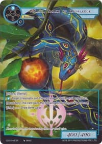Volmol, Snake of Knowledge (Full Art) - Game of Gods - Force of Will card