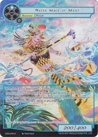 Water Mage of Ma'at (Full Art) - Game of Gods - Force of Will card