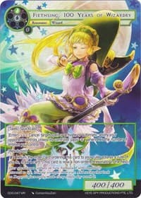 Fiethsing, 100 Years of Wizardry (Full Art) - Game of Gods - Force of Will card