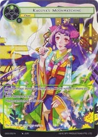 Kaguya's Moonwatching (Full Art) - Game of Gods - Force of Will card