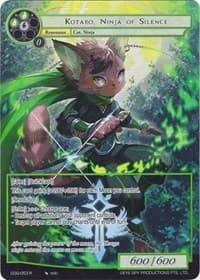 Kotaro, Ninja of Silence (Full Art) - Game of Gods - Force of Will card