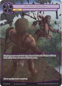 Falling from Fate (Full Art) - Game of Gods - Force of Will card