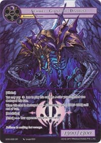 Schmel, Giant of Distrust (Full Art) - Game of Gods - Force of Will card