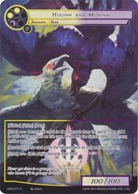 Huginn and Muninn (Full Art) - Game of Gods - Force of Will card