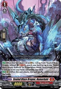 Sealed Blaze Dragon, Namorkahr - D-SD06: Mirei Minae -Sealed Blaze Maiden- - Cardfight Vanguard card
