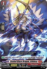 Sealed Blaze Dragon, Arhinsa - D-SD06: Mirei Minae -Sealed Blaze Maiden- - Cardfight Vanguard card