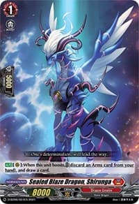Sealed Blaze Dragon, Shirunga - D-SD06: Mirei Minae -Sealed Blaze Maiden- - Cardfight Vanguard card