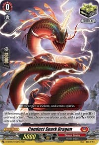 Conduct Spark Dragon - D-SD06: Mirei Minae -Sealed Blaze Maiden- - Cardfight Vanguard card