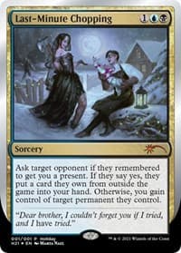 Last-Minute Chopping - Special Occasion - Magic: The Gathering card