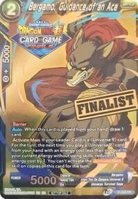 Bergamo, Guidance of an Ace (Championship 2021 Vault Set) (Finalist Gold Stamped) - Promotion Cards - Dragon Ball Super: Masters card