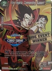 King Vegeta, Commanding Support (Championship 2021 Vault Set) (Side Event Winner) - Promotion Cards - Dragon Ball Super: Masters card