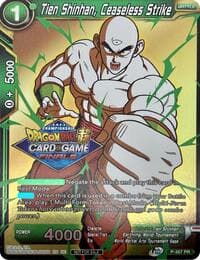 Tien Shinhan, Ceaseless Strike (Championship Pack 2021 Vault Set) - Promotion Cards - Dragon Ball Super: Masters card