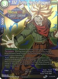 SS2 Trunks, Heroic Prospect (2021 Tournament Pack Vault Set) - Promotion Cards - Dragon Ball Super: Masters card