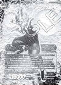 Son Goku & Vegeta // Gogeta, Fateful Fusion (2021 Championship Top 16) (Metal Silver Foil) - Tournament Promotion Cards - Dragon Ball Super: Masters card