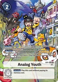 Analog Youth (Alternate Art) - Classic Collection - Digimon Card Game card