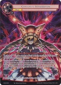 Cthulthu's Intimidation (Full Art) - Starter Deck: Tales - Force of Will card