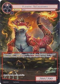 Flaming Salamander (Full Art) - Starter Deck: Tales - Force of Will card