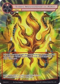 Sudden Manifestation of Power (Full Art) - Starter Deck: Tales - Force of Will card