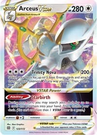 Arceus VSTAR - SWSH09: Brilliant Stars - Pokemon card