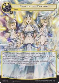 Choir of the Valkyries (Full Art) - Starter Deck: Villains - Force of Will card