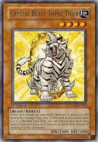 Crystal Beast Topaz Tiger - Force of the Breaker - YuGiOh card