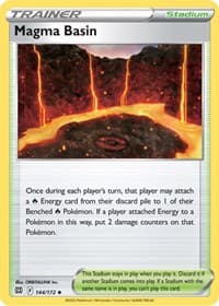 Magma Basin - SWSH09: Brilliant Stars - Pokemon card