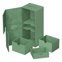 Twin Flip 'n' Tray Deck Case - Pastel Green (Holds 266+) - Ultimate Guard Deck Boxes - Deck Boxes card