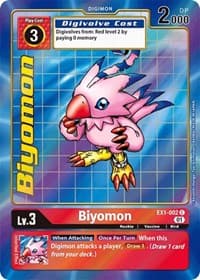 Biyomon (Alternate Art) - Classic Collection - Digimon Card Game card